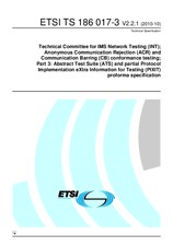 Standard ETSI TS 186017-3-V2.2.1 29.10.2010 preview