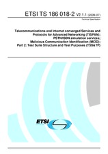 Standard ETSI TS 186018-2-V2.1.1 20.7.2009 preview