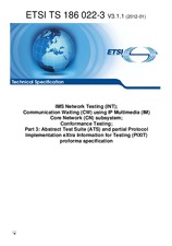 Standard ETSI TS 186022-3-V3.1.1 23.1.2012 preview