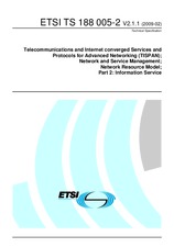 Standard ETSI TS 188005-2-V2.1.1 19.2.2009 preview