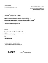 WITHDRAWN IEEE 1003.1-2001/Cor 1-2002 7.5.2003 preview