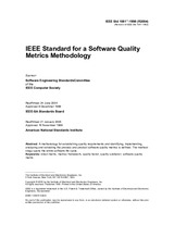 Standard IEEE 1061-1998 1.1.1995 preview