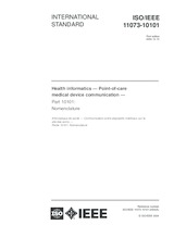 WITHDRAWN IEEE/ISO 11073-10101-2004 15.12.2004 preview