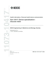 WITHDRAWN IEEE 11073-10417-2009 8.5.2009 preview
