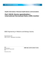 WITHDRAWN IEEE 11073-10418-2011 9.11.2011 preview