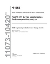 WITHDRAWN IEEE/ISO 11073-10420-2010 3.8.2010 preview