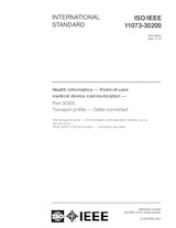 WITHDRAWN IEEE/ISO 11073-30200-2000 15.12.2004 preview