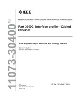 WITHDRAWN IEEE/ISO 11073-30400-2010 4.6.2010 preview
