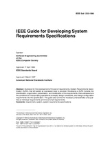 Ieee 1233 Example IEEE 1233-1996 22.12.1998 | technical standard | MyStandards