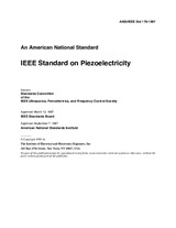 WITHDRAWN IEEE 176-1987 29.1.1988 preview