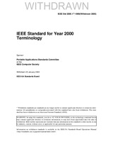 WITHDRAWN IEEE 2000.1-1999 5.10.1999 preview