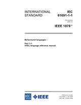 WITHDRAWN IEEE/IEC 61691-1-1-2004 15.11.2004 preview