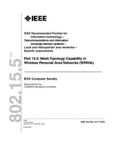 WITHDRAWN IEEE 802.15.5-2009 8.5.2009 preview
