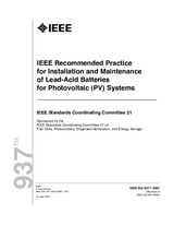 WITHDRAWN IEEE 937-2007 13.6.2007 preview
