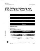 WITHDRAWN IEEE C37.103-1990 9.8.1990 preview