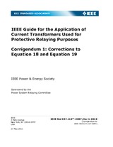 WITHDRAWN IEEE C37.110-2007/Cor 1-2010 27.5.2011 preview