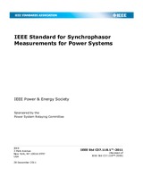 WITHDRAWN IEEE C37.118.1-2011 28.12.2011 preview