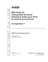 WITHDRAWN IEEE C37.20.7-2007/Cor 1-2010 17.5.2010 preview