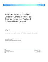 Standard IEEE/ANSI C63.7-2015 9.3.2015 preview