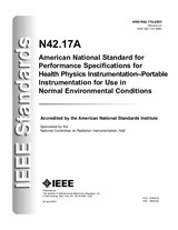 Standard IEEE/ANSI N42.17A-2003 29.4.2004 preview