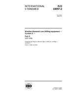 Standard ISO 10097-2:1999 21.10.1999 preview