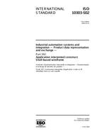 Standard ISO 10303-502:2000 24.2.2000 preview