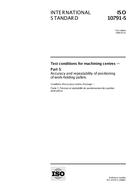 Standard ISO 10791-5:1998 26.2.1998 preview