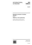 Standard ISO 10993-5:2009-ed.3.0 20.5.2009 preview