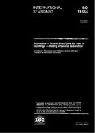Standard ISO 11654:1997 27.3.1997 preview