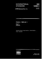Standard ISO 12480-1:1997 6.3.1997 preview