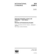 Preview ISO 13584-1:2001 10.5.2001