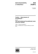 Standard ISO 14184-1:2011-ed.2.0 5.8.2011 preview