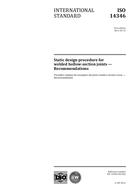 Standard ISO 14346:2013 19.3.2013 preview