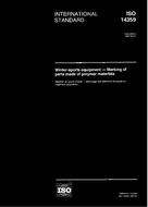 Standard ISO 14359:1997 6.3.1997 preview
