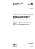 Standard ISO 14744-3:2000 13.4.2000 preview
