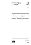 Standard ISO 14791:2000 13.4.2000 preview