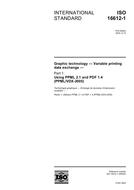 Standard ISO 16612-1:2005 8.12.2005 preview
