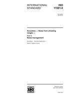 Standard ISO 17201-5:2010 18.1.2010 preview