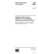 Standard ISO 17261:2012 31.8.2012 preview