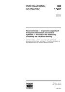 Standard ISO 17287:2003 8.4.2003 preview