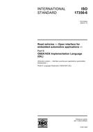 Standard ISO 17356-6:2006 20.1.2006 preview