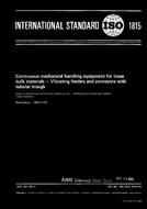 Standard ISO 1815:1975 1.11.1975 preview