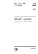Standard ISO 18923:2000 15.6.2000 preview