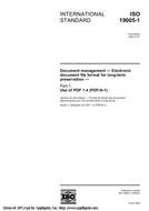 Standard ISO 19005-1:2005 28.9.2005 preview