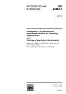 Standard ISO 20462-1:2005 10.11.2005 preview