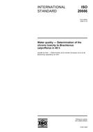 Standard ISO 20666:2008 8.12.2008 preview