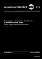 Standard ISO 215:1986 13.11.1986 preview