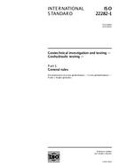 Standard ISO 22282-1:2012 1.6.2012 preview