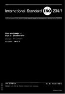 Standard ISO 234-1:1983 1.12.1983 preview