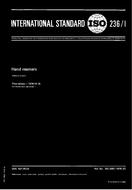 Standard ISO 236-1:1976 1.11.1976 preview